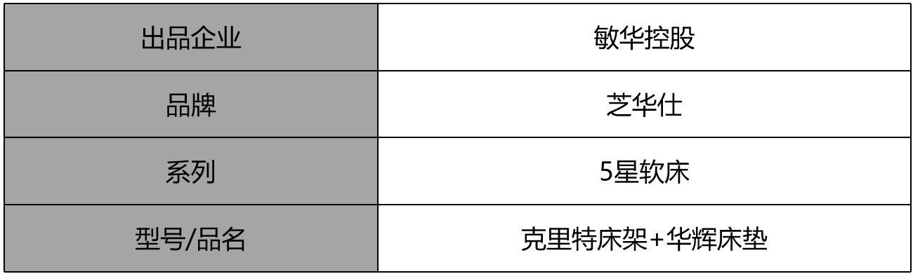 芝华仕5星软床测评:沉稳与慵懒的反差组合 刚柔并济的新中式3D床垫(型号:克里特床架+华辉床垫)(图2) 华辉床垫.png