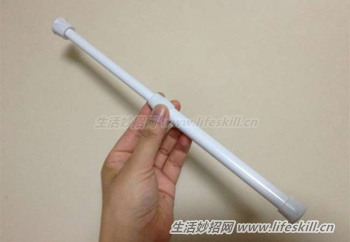 伸缩杆的20个居家小妙用!(图1) 伸缩杆的20个居家小妙用!