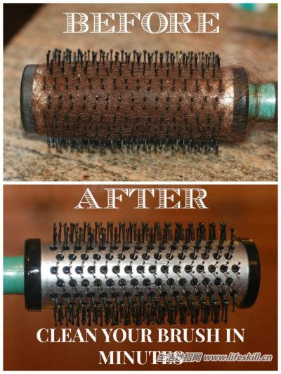 清洁梳子有妙招