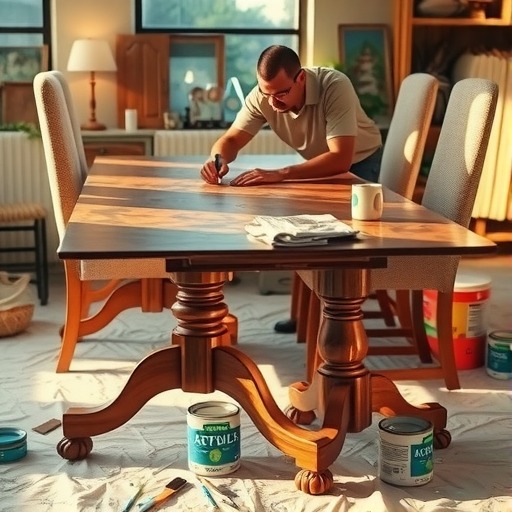 文章家具翻新秘籍：补漆师傅教你轻松焕新家居(图1)