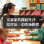 文章家具翻新生计：一招修复，旧物焕新颜（图1）