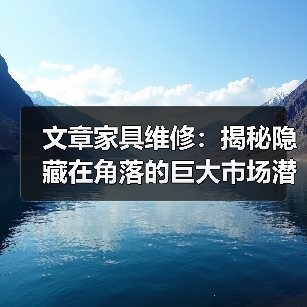 文章家具维修：揭秘隐藏在角落的巨大市场潜力（图4）