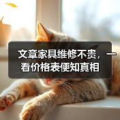 文章家具维修不贵，一看价格表便知真相（图2）