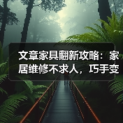 文章家具翻新攻略：家居维修不求人，巧手变身家具专家（图2）