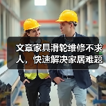 文章家具滑轮维修不求人,快速解决家居难题大揭秘(图3) 文章家具滑轮维修不求人,快速解决家居难题大揭秘(图3)