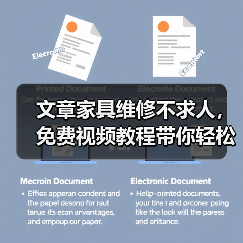 文章家具维修不求人，免费视频教程带你轻松上手！（图1）