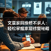 文章家具维修不求人:轻松掌握家居修复秘籍,一招解决各种难题(图1) 文章家具维修不求人:轻松掌握家居修复秘籍,一招解决各种难题(图1)