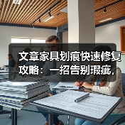 文章家具划痕快速修复攻略：一招告别瑕疵，焕新家居之美（图1）