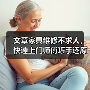 文章家具维修不求人，快速上门师傅巧手还原美（图1）