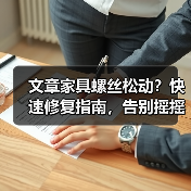 文章家具螺丝松动？快速修复指南，告别摇摇欲坠！（图3）