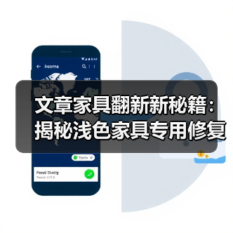 文章家具翻新新秘籍：揭秘浅色家具专用修复材料大揭秘（图1）