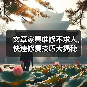 文章家具维修不求人,快速修复技巧大揭秘(图1) 文章家具维修不求人,快速修复技巧大揭秘(图1)