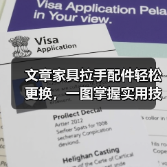 文章家具拉手配件轻松更换，一图掌握实用技巧（图1）