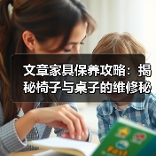 文章家具保养攻略:揭秘椅子与桌子的维修秘诀(图3) 文章家具保养攻略:揭秘椅子与桌子的维修秘诀(图3)