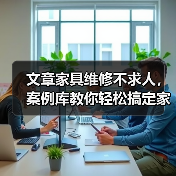文章家具维修不求人，案例库教你轻松搞定家居小问题（图1）