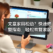 文章家具松动？快速修复指南，轻松恢复家居美观与稳固（图4）