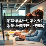 家具螺丝松动怎么办？紧急维修技巧，快速解决不踩坑！（图2）