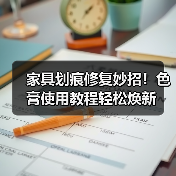 家具划痕修复妙招!色膏使用教程轻松焕新(图3) 家具划痕修复妙招!色膏使用教程轻松焕新(图3)