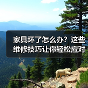 家具坏了怎么办？这些维修技巧让你轻松应对（图1）