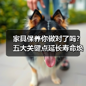 家具保养你做对了吗？五大关键点延长寿命焕新家（图4）