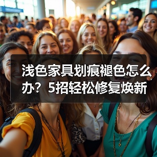 浅色家具划痕褪色怎么办？5招轻松修复焕新家居（图3）