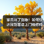家具坏了别急！如何快速找到靠谱上门维修师傅？（图2）