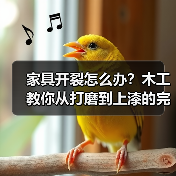 家具开裂怎么办?木工教你从打磨到上漆的完整修补教程(图3) 家具开裂怎么办?木工教你从打磨到上漆的完整修补教程(图3)