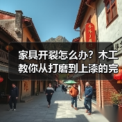 家具开裂怎么办?木工教你从打磨到上漆的完整修补教程(图4) 家具开裂怎么办?木工教你从打磨到上漆的完整修补教程(图4)
