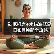 砂纸打磨+木蜡油修复,旧家具焕新全攻略!(图3) 砂纸打磨+木蜡油修复,旧家具焕新全攻略!(图3)