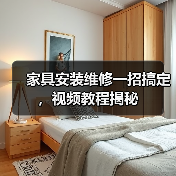 家具安装维修一招搞定,视频教程揭秘(图4) 家具安装维修一招搞定,视频教程揭秘(图4)