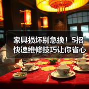 家具损坏别急换!5招快速维修技巧让你省心省钱(图1) 家具损坏别急换!5招快速维修技巧让你省心省钱(图1)
