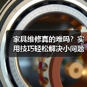 家具维修真的难吗?实用技巧轻松解决小问题(图1) 家具维修真的难吗?实用技巧轻松解决小问题(图1)