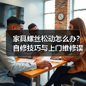 家具螺丝松动怎么办?自修技巧与上门维修误区全解析(图1) 家具螺丝松动怎么办?自修技巧与上门维修误区全解析(图1)