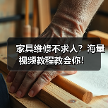家具维修不求人？海量视频教程教会你！（图4）