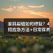 家具裂缝如何修复?4招应急方法+日常保养技巧(图3) 家具裂缝如何修复?4招应急方法+日常保养技巧(图3)