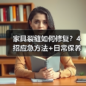 家具裂缝如何修复?4招应急方法+日常保养技巧(图4) 家具裂缝如何修复?4招应急方法+日常保养技巧(图4)