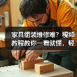 家具组装维修难?视频教程教你一看就懂,轻松解决家居难题(图1) 家具组装维修难?视频教程教你一看就懂,轻松解决家居难题(图1)