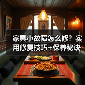 家具小故障怎么修?实用修复技巧+保养秘诀(图1) 家具小故障怎么修?实用修复技巧+保养秘诀(图1)
