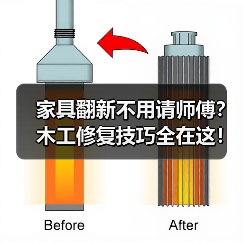 家具翻新不用请师傅?木工修复技巧全在这!(图1) 家具翻新不用请师傅?木工修复技巧全在这!(图1)