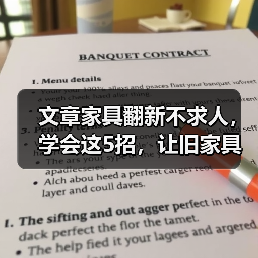 文章家具翻新不求人，学会这5招，让旧家具焕然一新（图2）