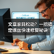 文章家具松动？一招搞定螺丝快速修复秘诀！（图2）