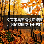 文章家具裂缝快速修复,揭秘家居修补小窍门(图4) 文章家具裂缝快速修复,揭秘家居修补小窍门(图4)