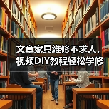 文章家具维修不求人,视频DIY教程轻松学修术(图1) 文章家具维修不求人,视频DIY教程轻松学修术(图1)