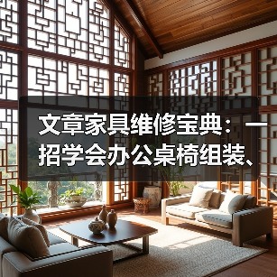 文章家具维修宝典:一招学会办公桌椅组装、拆卸、翻新与补漆技巧(图2) 文章家具维修宝典:一招学会办公桌椅组装、拆卸、翻新与补漆技巧(图2)