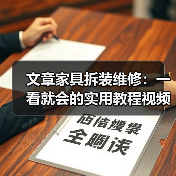 文章家具拆装维修：一看就会的实用教程视频（图4）