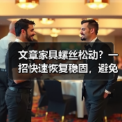 文章家具螺丝松动？一招快速恢复稳固，避免安全隐患！（图1）