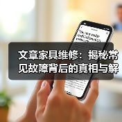 文章家具维修:揭秘常见故障背后的真相与解决之道(图3) 文章家具维修:揭秘常见故障背后的真相与解决之道(图3)