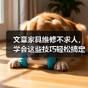 文章家具维修不求人,学会这些技巧轻松搞定!(图4) 文章家具维修不求人,学会这些技巧轻松搞定!(图4)