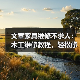 文章家具维修不求人:木工维修教程,轻松修复家居宝贝(图4) 文章家具维修不求人:木工维修教程,轻松修复家居宝贝(图4)