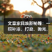 文章家具焕新秘籍：一招补漆、打磨、抛光，家具维修工具大揭秘（图3）